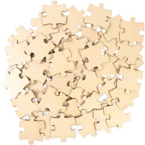 blank wooden puzzle pieces  crafts diy art projects