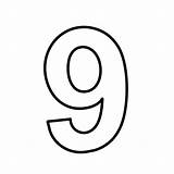 Stampatello Nove Numeri Lettere Coloradisegni Numeros Ritagliare sketch template