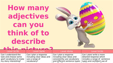 easter writing  describe teaching resources
