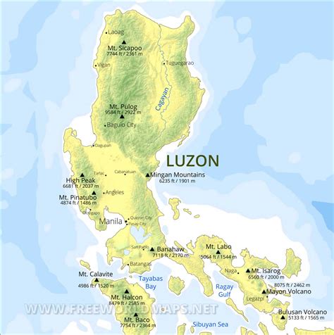 Map Of The Philippines Luzon Area Hot Sex Picture