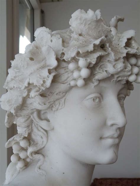 Louis Wethli Marble Sculpture Of An Italian Baccante At