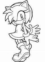 Sonic Coloring Pages Hedgehog Printable Amy Knuckles Silver Print Tails Rose Sheets Kids Para Boyama Colorir Color Colors Colouring Getcolorings sketch template