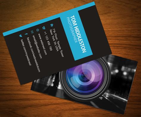photography business card design template  freedownload printing business card templates