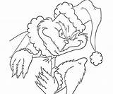 Grinch Whoville Angry sketch template