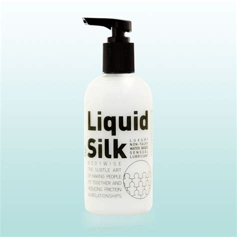 250ml bottles of liquid silk sex lubes personal lubricants and