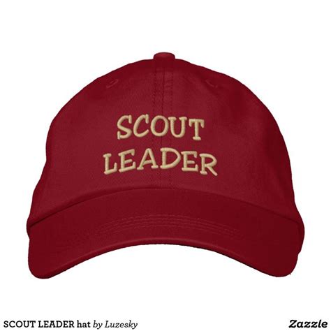 scout leader hat zazzlecom distressed hat embroidered baseball caps baseball hats