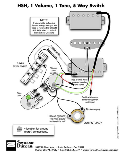 hsh pickup wiring diagram