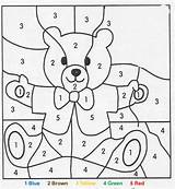 Bear Color Teddy Number Coloring Pages Numbers Printable Picnic Hellokids Colour Print Online Colorear Toy sketch template