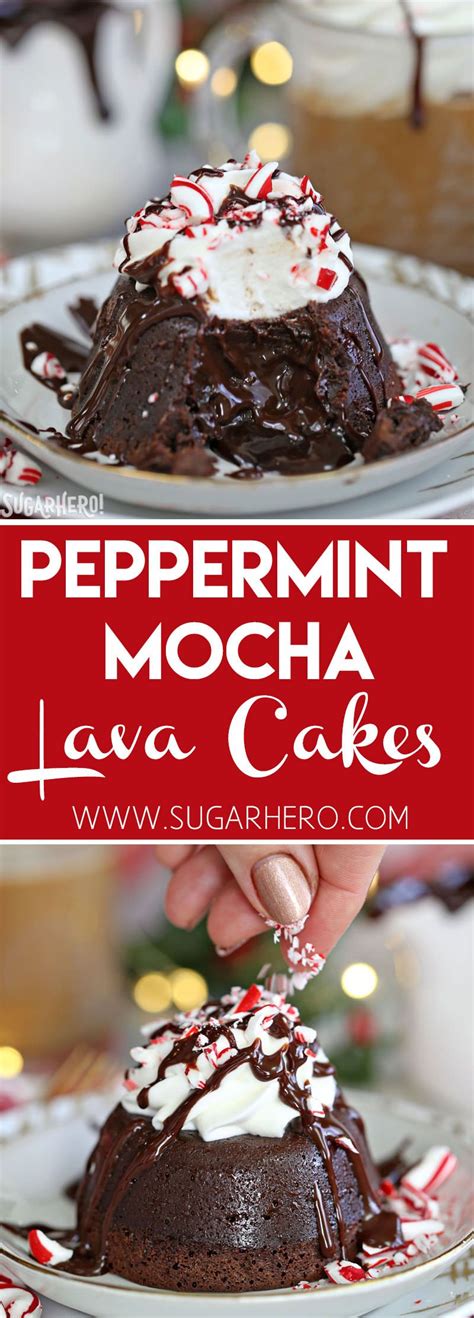 Peppermint Mocha Lava Cakes Single Serving Chocolate