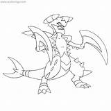 Mega Pokemon Garchomp Coloring Pages Xcolorings 70k Resolution Info Type  Size Jpeg Printable sketch template