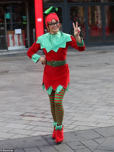 Amanda Holden Dons Christmas Elf Costume For Festive Radio
