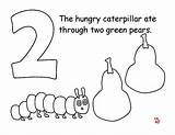 Coloring Caterpillar Hungry Very Pages Kids Printable Colouring Food Sheets Print Awesome Everfreecoloring Story Drawing sketch template