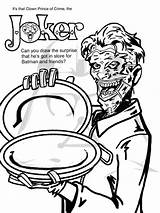 Joker Coloring Getdrawings Evil Drawing sketch template