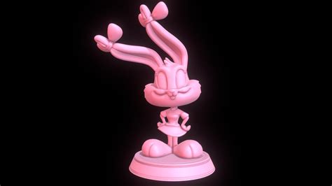 Babs Bunny Tiny Toon Adventures 3d Print Buy Royalty Free 3d Model