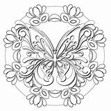 Coloring Pages Mandala Butterfly Adult Mandalas Color Colorme Sheets Decal Butterflies Masquerade Colouring Papillon Drawing Colorear Printable Flower Rosemaling Books sketch template