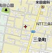 Image result for 香川県高松市三条町. Size: 179 x 99. Source: www.mapion.co.jp