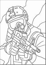 Coloring Pages Drawing Army Seals Navy sketch template