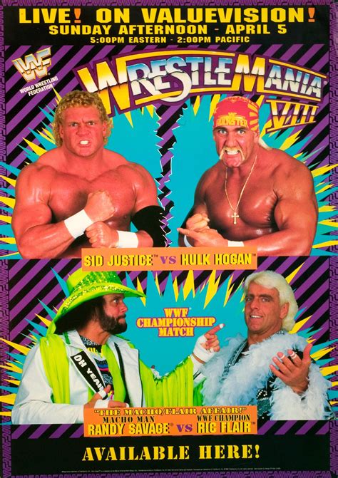 los posters de wrestlemania tim wrestling