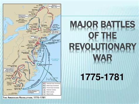 major battles   revolutionary war powerpoint