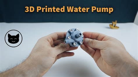 functional  printed water pump youtube