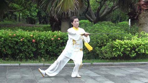32 Yang Sword Form By Unknown Chinese Woman Tai Chi Around The World