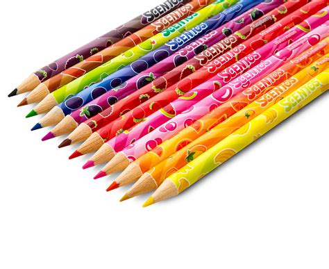 scentos  pack scented coloured pencils scoopon shopping