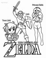 Zelda Coloring Pages sketch template