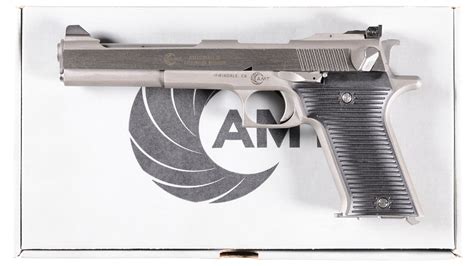 amt automag ii semi automatic pistol  box rock island auction