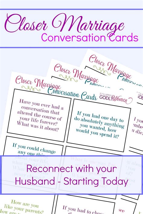 closer marriage conversation cards for couples printing relationships and godly woman