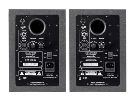 powered studio monitor speakers pair  ebay