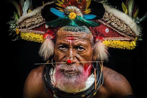 Papua New Guinea Women Tribe Bing