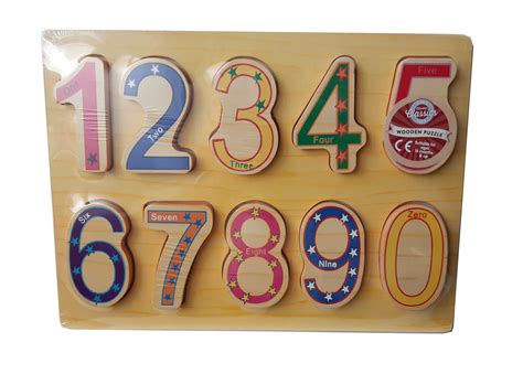 wooden puzzle numbers