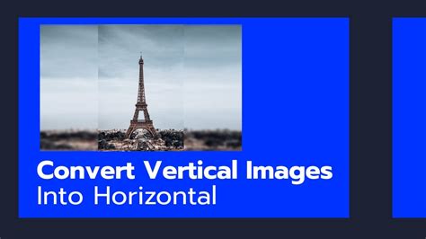 convert vertical images  horizontal youtube