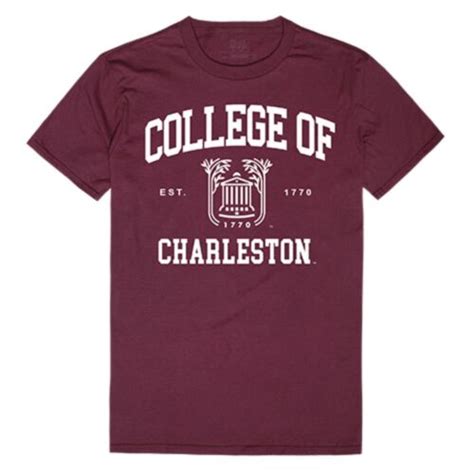college of charleston cougars ncaa seal tee t shirt ebay