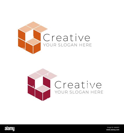 cube logo  res stock photography  images alamy