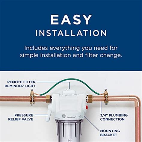 Ge Entire Home Water Filter System Water Filtration System Reduces
