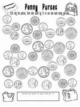 Pennies Cent Valuable Getcolorings Colorings Coloringhome sketch template