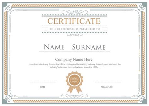Free 9 Sample Blank T Certificate Templates In Psd