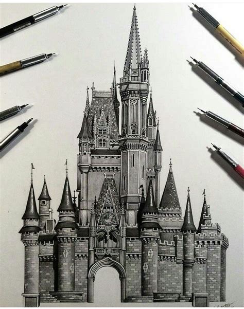 disney castle disney castle drawing castle drawing disney castle