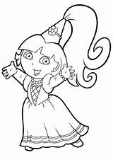 Dora Incroyable Imprimer Princesse Desenhos Everfreecoloring Bubakids Colorir Benjaminpech Aplemontbasket sketch template