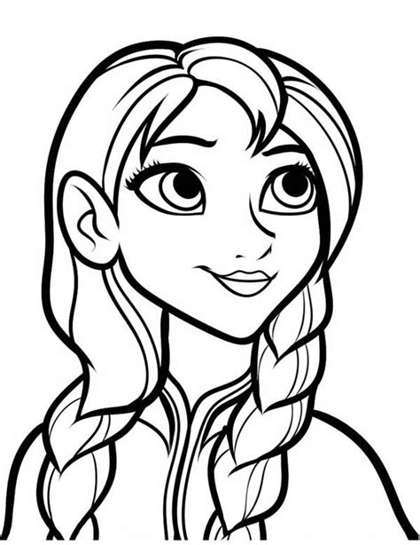 picture  princess anna coloring pages picture  princess anna