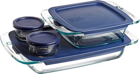 8 Piece Pyrex Easy Grab Glass Bakeware And Food Storage