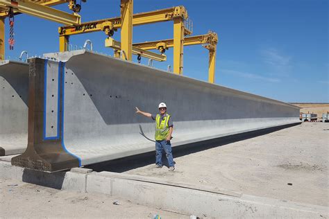 county materials produces largest bridge girders  date