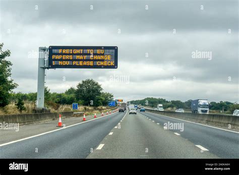 motorway sign uk  res stock photography  images alamy