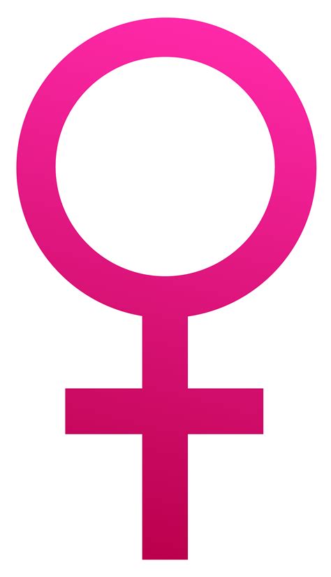 female gender sign clipart