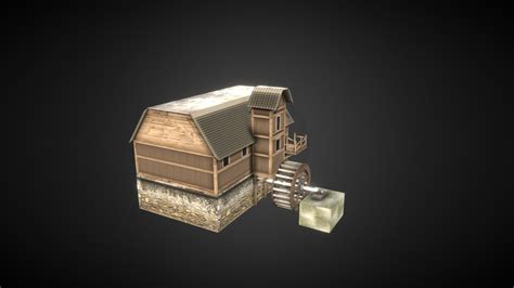 water mill 3d model by chilli agency [af0e815] sketchfab