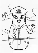Higglytown Heroes Police Coloring Officer Hero sketch template