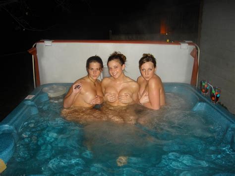 homemade hot tub topless