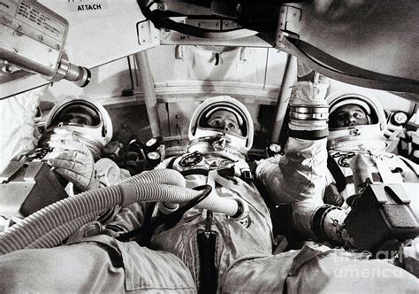 apollo astronauts prepare   flight photograph  bettmann fine art america