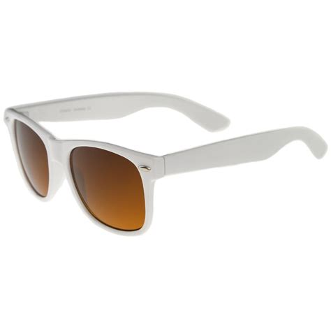 classic driving blue blocking amber tinted lens horn rimmed sunglasses